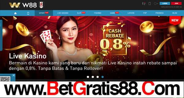 W88 BONUS SLOT 100% MEMBER BARU